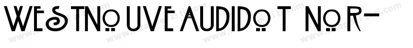 WestNouveauDidot Nor字体转换